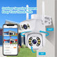 Caméra De Surveillance Wi-Fi PTZ Double Objectif 4K